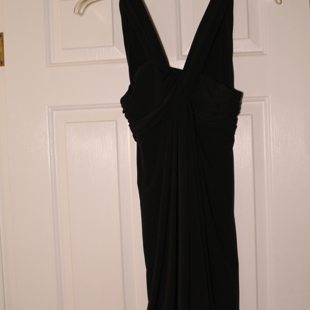 Express XS Cross neck front Little Black Dress - Picture 6 of 8